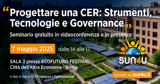 Progettare una CER: Strumenti, Tecnologie e Governance